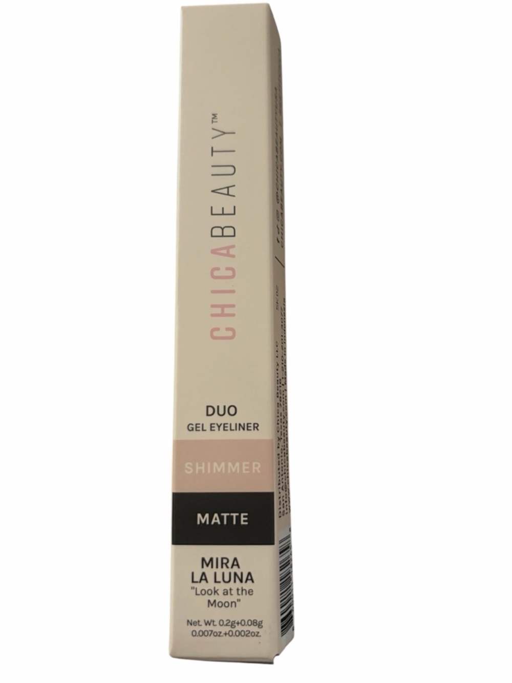 CHICABEAUTY Duo Gel Eyeliner - Shimmer & Matte (Mira La Luna)